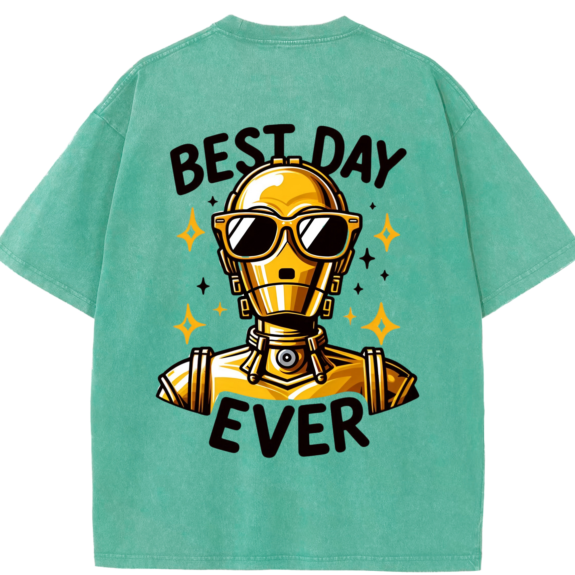 （画像用） スター・ウォーズ Star Wars 綿100% ヴィンテージ風 半袖Tシャツ（背面プリント）